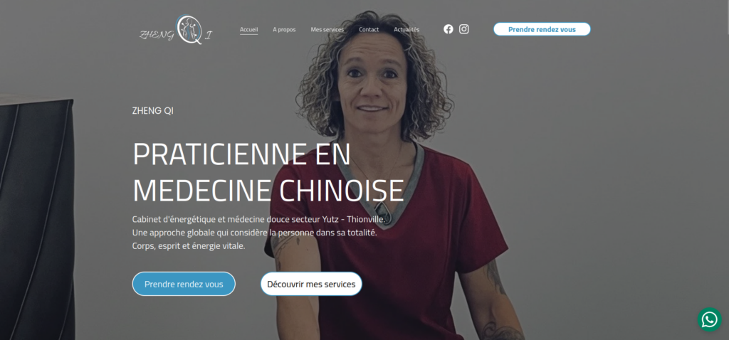 Aper&ccedil;u site m&eacute;decine chinoise Yutz